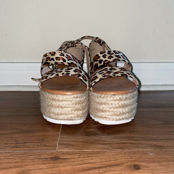 Forever 21 Leopard Espadrille Sandals - Picture 4 of 4
